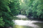 The Wissahickon Creek awaits those who dare to ride its tide out to the Schuylkill River.